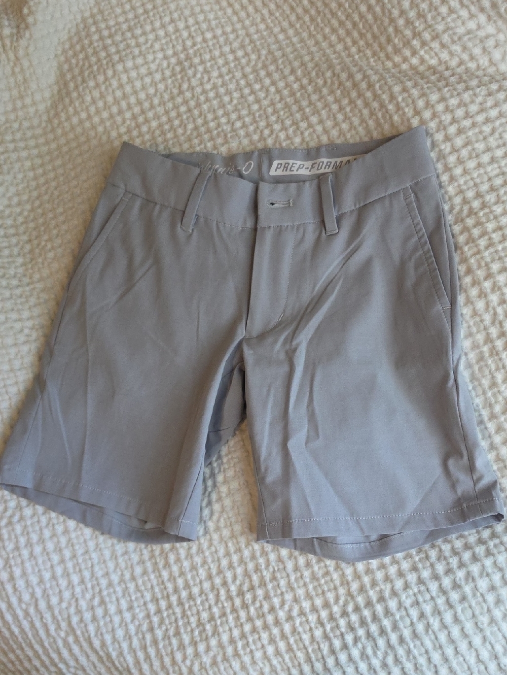 Boys johnnie-O Light Gray Prep-Formance Shorts